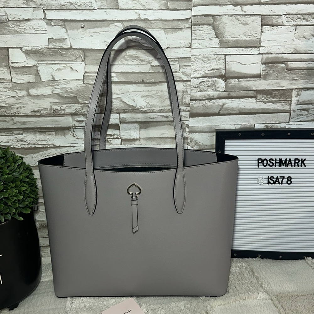 KATE SPADE New York ADEL Large Grey Shoulder TOTE